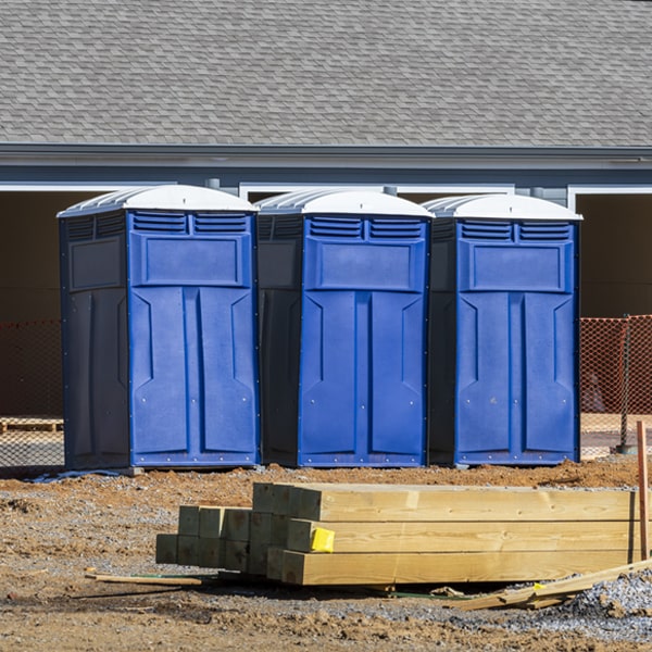 is there a specific order in which to place multiple porta potties in Pinson AL